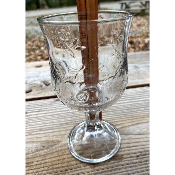 Anchor Hocking Savannah Clear Water Goblet - Picture 10 of 11